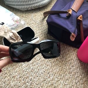 Chanel Classic Sunglasses - Black mother of pearl